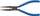 Pinca me maje të hollë Gedore Needle Nose 160mm, çelik i fortifikuar, doreza ergonomike, blu
