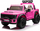 Makine elektrike per kalamaj RMZ Ford Super Duty, 12V, me telekomande per prindin, roze