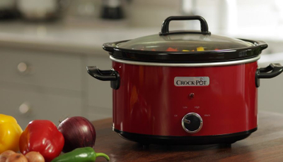 Tenxhere gatimi i ngadalshëm Crock-Pot 3.5L, 2 nivele temperature, e kuqe