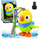 Lodër me ujë shatërvan për kalama Water Toy Parrot, me pjesë që lëvizin, për oborr dhe kopësht, e verdhë