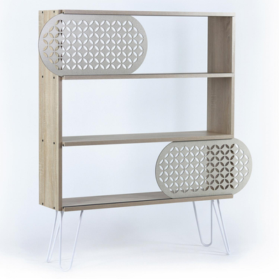 Raft për libra Diane 94×25×117 cm (HM9213.01)