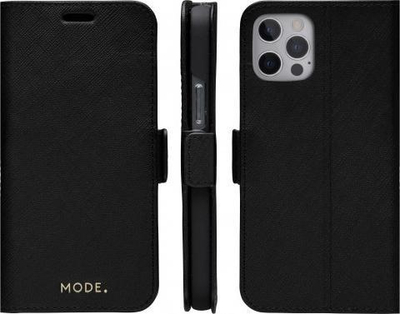 Mbrojtëse telefoni Dbramante1928 Milano për iPhone 12 Pro Max 6.7", lëkurë, e zezë