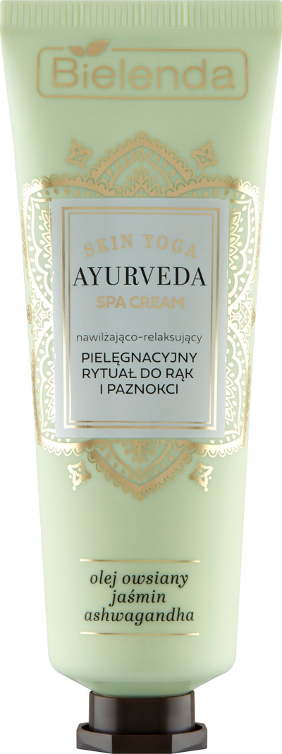 Krem duarsh Bielenda Ayurveda Skin Yoga, për lëkurë të thatë, hidratues, 50 ml, ngjyrë mente