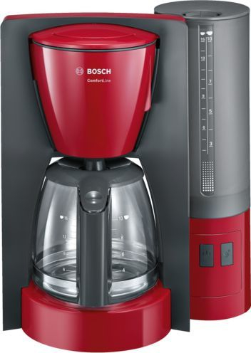 Aparat për kafe Bosch TKA 6A044, 1200 W, 1250 ml, i kuq