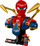 Set ndërtimi LEGO Marvel Iron Spider Man Bust 76326, 379 copa, për të rritur, shumëngjyrësh