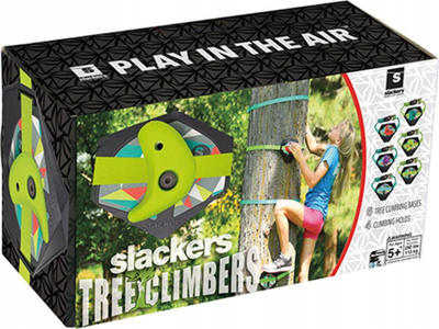 Set ngjitje në pemë Slackers Ninja Tree Climbing Holds 980040, kapëse ngjitje, për kalamaj dhe të rritun, shumëngjyrësh