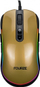 Гејминг глушец Fourze GM700, со кабел, RGB, златна боја