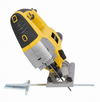 Вертикална електрична пила POWERPLUS Jigsaw, 810W, ласер, жолта