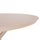 Tavolinë kopshti HomeMarkt Higer HM6290.04, alumini, Ø126x74cm, cappuccino