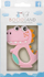 Uthullues dhëmbësh silikoni Bocioland Dino, dino rozë, 0m+