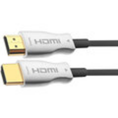 Kabllo optike PremiumCord High Speed ​​me Ether. 4K@60Hz, 15m, M/M, e zezë