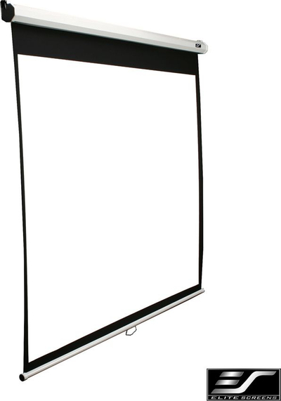 Ekran projekcioni Elite Screens M120XWV1, me tërheqje me dorë, kasetë e bardhë
