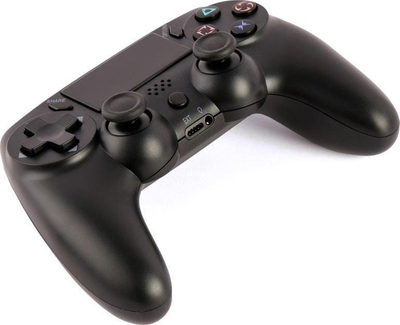 Gamepad Gembird JPD-PS4BT-01-BK, wireless, për PS4 dhe PC, i zi