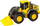 Сет градежни играчки Leantoys Construction Vehicles, 3 парчиња, жолта