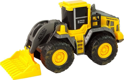 Сет градежни играчки Leantoys Construction Vehicles, 3 парчиња, жолта