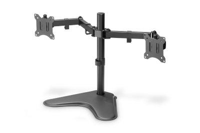 Mbajtëse monitori Digitus DA-90401, për 2 ekrane 15"-32", 8 kg, VESA 75x75 100x100, e zezë