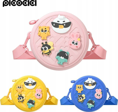 Чанта за градинка Signal PICOCICI Kids Round Bag K36, кружна форма, за деца, розова