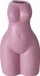 Vazo porcelani Boltze Aurice, si siluetë goca, 16 cm, rozë