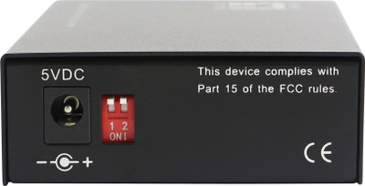 Konvertues media LevelOne GVT-0300, RJ45 në ST, Gigabit single-mode, ngjyrë e zezë