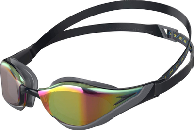Очила за пливање Speedo Fastskin Pure Focus Mir, огледални леќи, црни