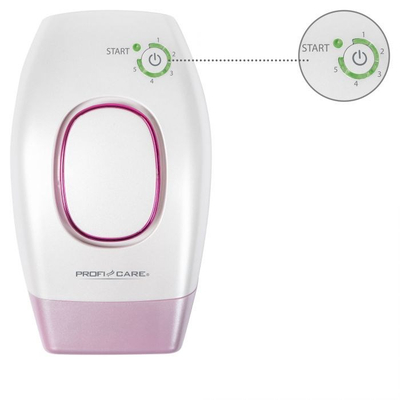 Depilator ProfiCare PC-IPL 3024, teknologji IPL, shumë nivele intensiteti, i bardhë