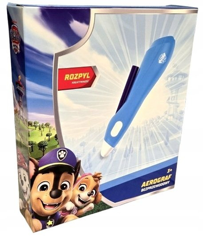 Aerograf lodër Huslog Paw Patrol Airbrush, pa tela, për fëmijë 3+, blu