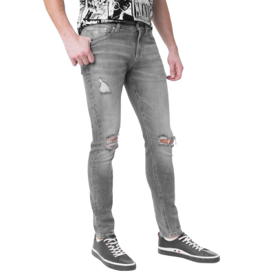 Xhinse për meshkuj Calvin Klein J30J320446, skinny, gri