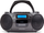 Radio boombox Aiwa BBTC-550BK, CD USB Bluetooth, 3W+3W, i zi