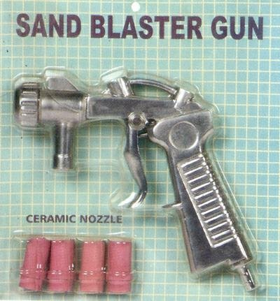 Pistoletë rëre sand blaster, me 4 gryka qeramike deri në 7 mm, metalike