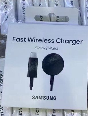 Karikues pa tel Samsung Galaxy Watch, USB C, karikim i shpejtë, ngjyrë e zezë