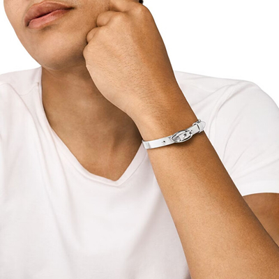 Byzylyk dore Diesel Stackables DX1518040, unisex, i argjendtë/ i kaftë
