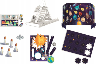 Set eksperimentesh për hapësirën Clementoni Fun Science, lodër me mësim, 5+