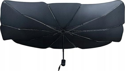 Çadër dielli për xham makine AG145B, 130cm, palosëse, gri e zezë