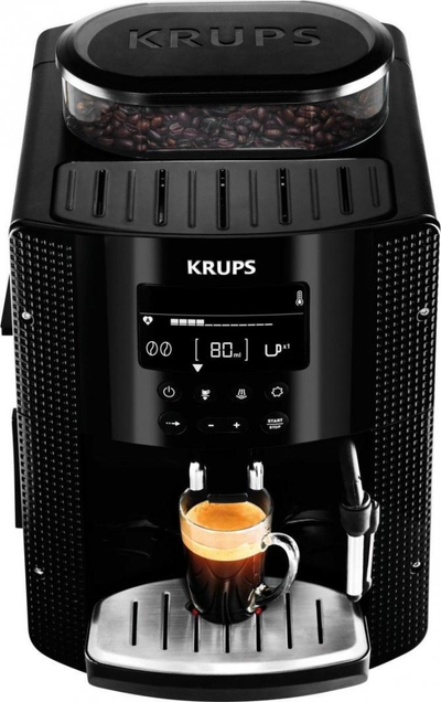 Makinë për espresso Krups Pisa EA8150, 1450 W, 15 bar, 1.7 l, e zezë