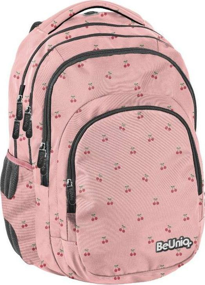Çantë shpine Paso BeUniq Cherry, për goca e çuna, me ndarje laptopi, rozë me qershi