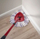 Set mop me kove Vileda Turbo 3in1, sistem rrotullues, trekendor, e kuqe