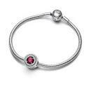 Aksesor për byzylyk Pandora 792418C01, i argjendtë/kuq
