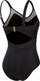 Rrobë banje njëpjesëshe Speedo Eco Mesh Detail 1p për goca, me rripa që rregullohen, ngjyrë e zezë