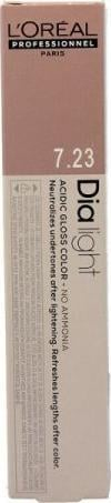 Ngjyrë flokësh L’Oreal Professionnel Paris Dia Light 7.23, pa amoniak, 50 ml