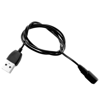 Kabllo karikimi për smartwatch Giewont GW120 Vertex GW450, USB, 61cm, e zezë