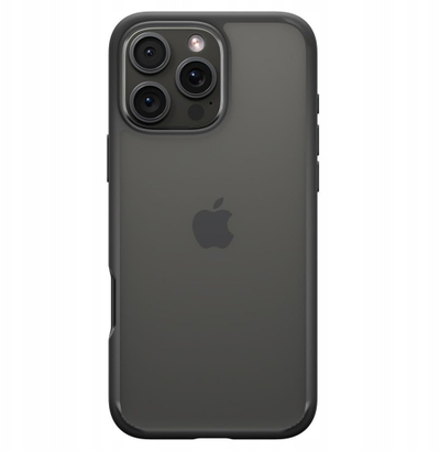 Kapak telefoni Spigen Ultra Hybrid MagSafe për iPhone 17 Air, transparent, me të zezë matte