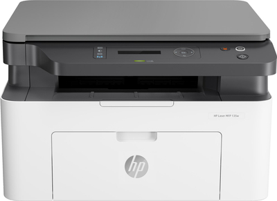 Печатач HP Laser 135W, мултифункционален, монохроматски, бел
