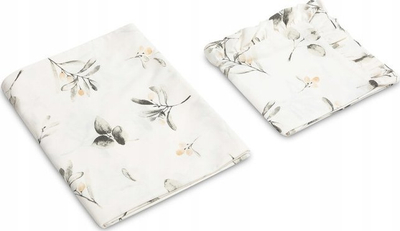Set shtrati Sensillo Olive, 2 pjesë, 100x135 cm, jeshile ulliri