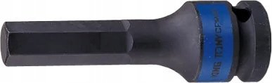 Prizë goditëse 6-këndore 1/2", 12 mm, gjatësi 80 mm, çelik chrome molybdenum