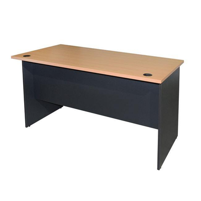 Tavolinë zyre HomeMarkt Sienna Professional HM2015.01, 120x70x75cm, melaminë, gri dhe fagu