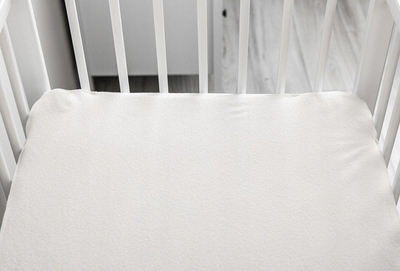 Mbrojtëse dysheku Rojus Rubberized Hygienic Pad, 80x160 cm, pambuk froté, e bardhë