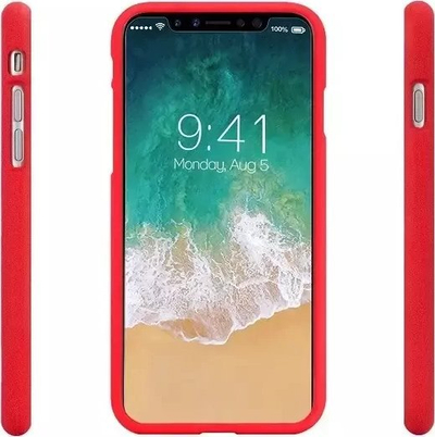 Kapak telefoni Mercury Soft Feeling për iPhone 14, TPU, i kuq