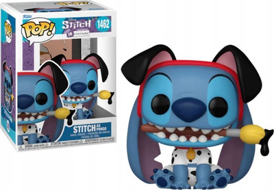 Figurë Funko POP Disney Stitch in Costume 1462, vinyl koleksionuese, Stitch as Pongo, shumëngjyrëshe