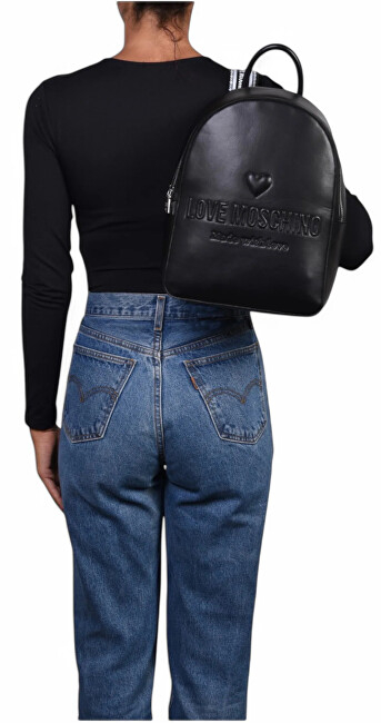 Çantë shpine për femra Love Moschino, e zezë