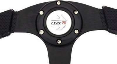Volant MTuning Steering Wheel Pro 330mm, offset 0mm, lëkurë, i zi